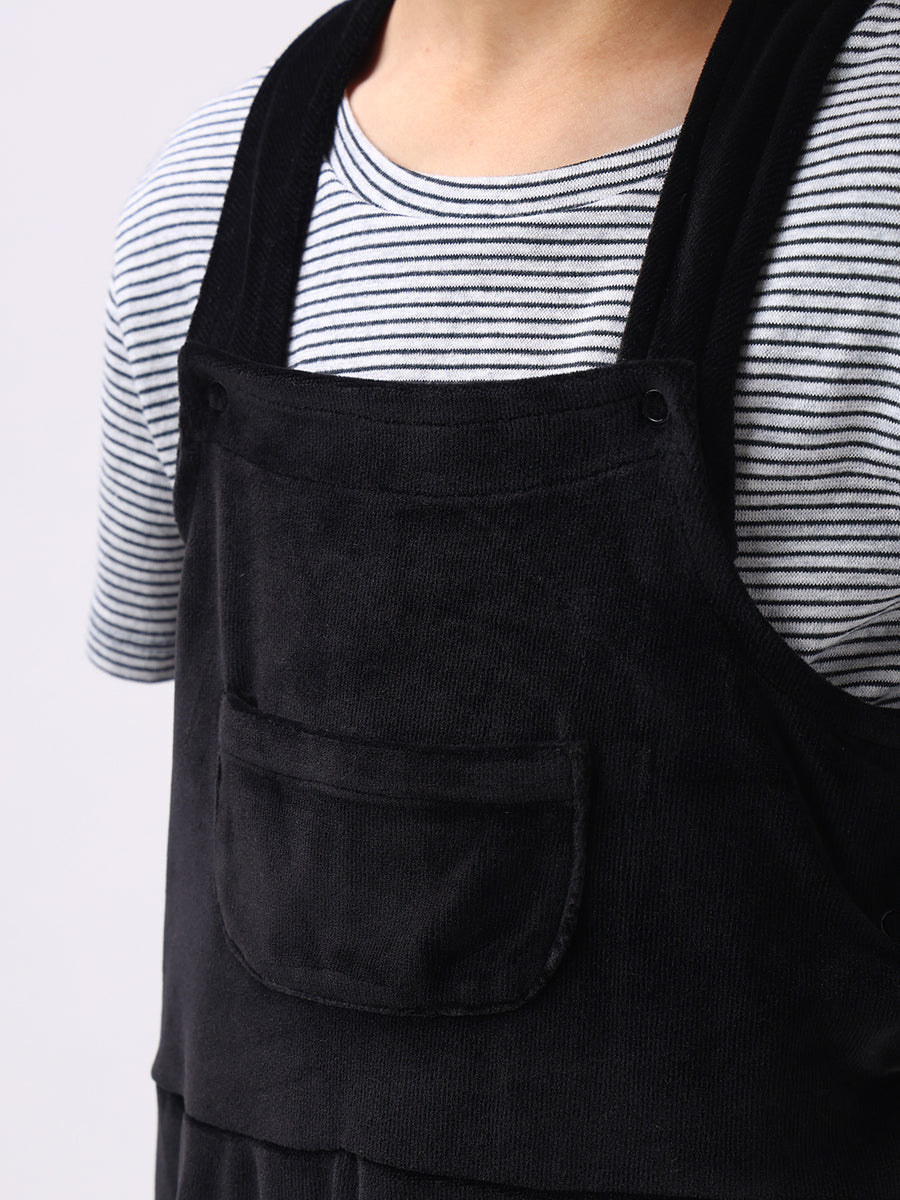 Kids Dungaree with Tee (Unisex)