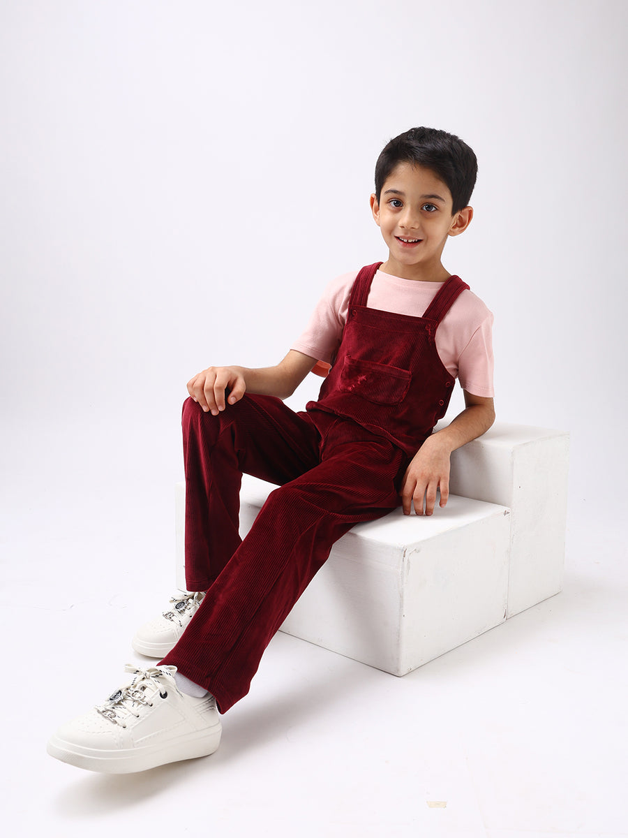 Kids Dungaree with Tee (Unisex)