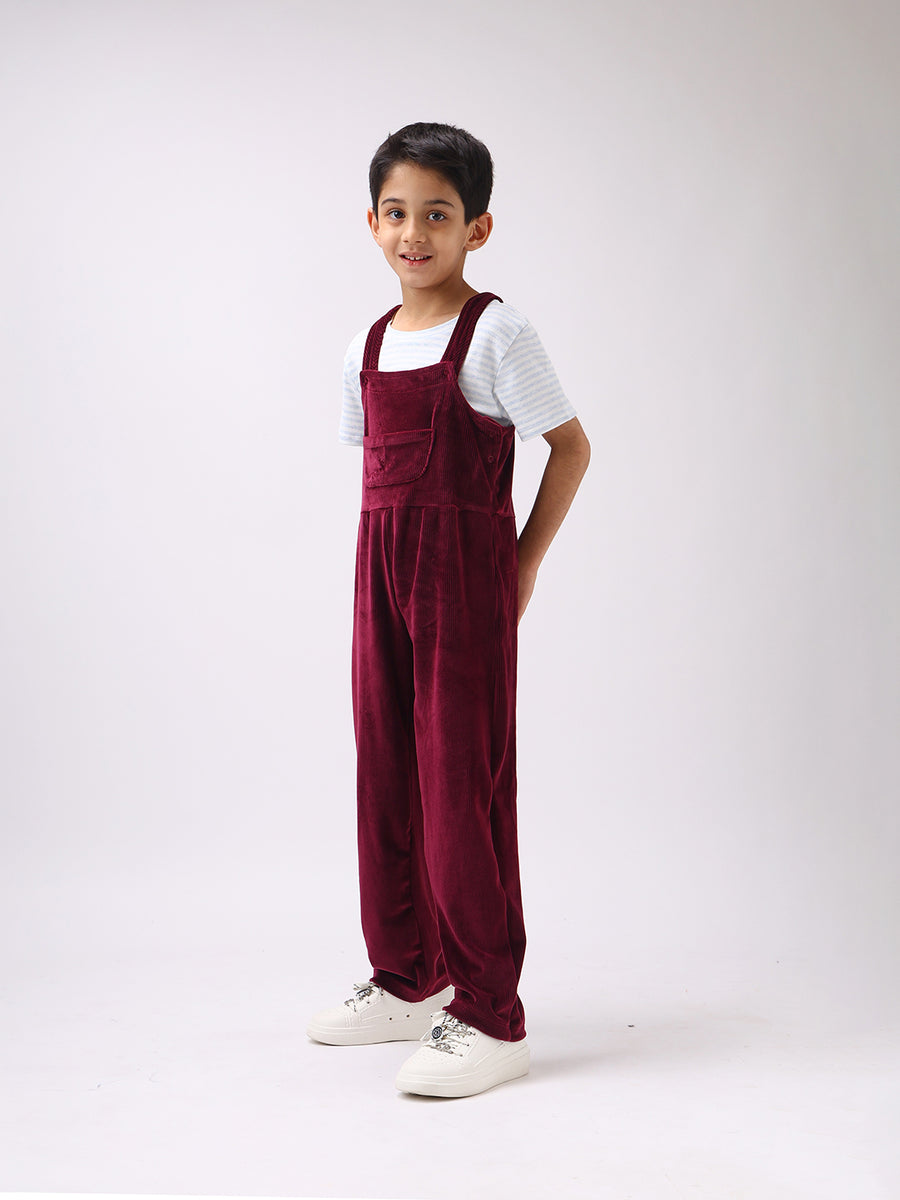Kids Dungaree with Tee (Unisex)