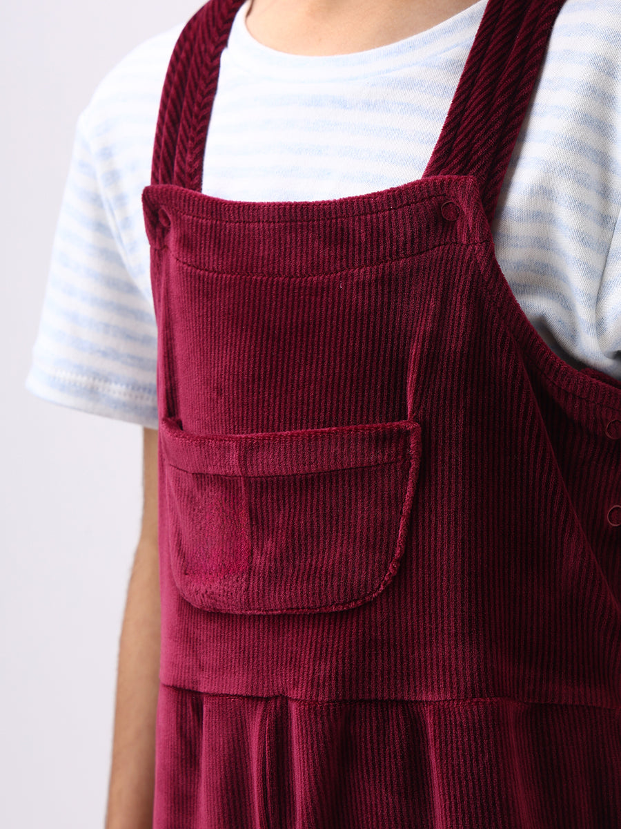 Kids Dungaree with Tee (Unisex)