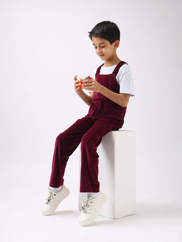 Kids Dungaree with Tee (Unisex)