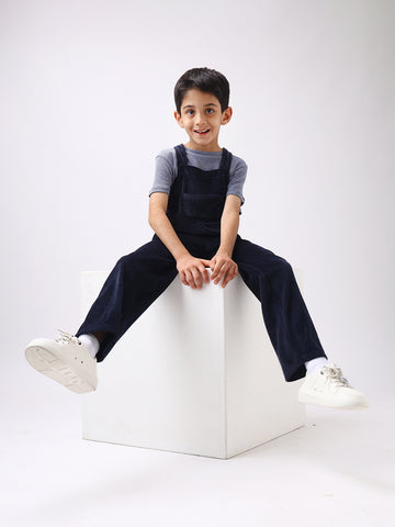 Kids Dungaree with Tee (Unisex)