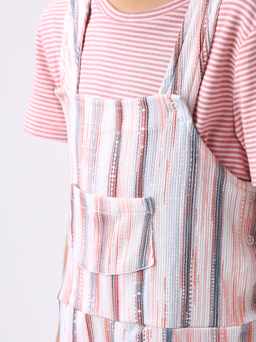 Kids Dungaree with Tee