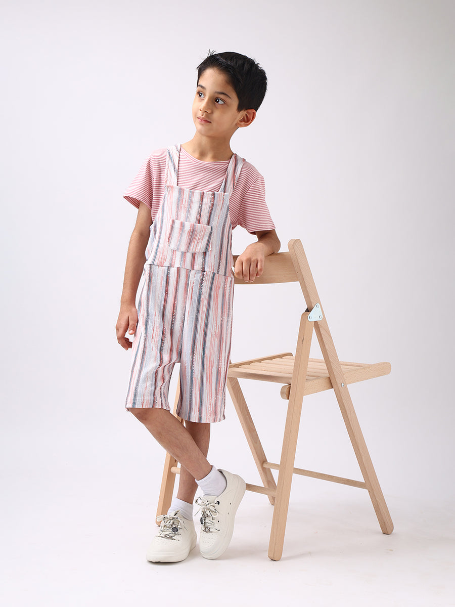 Kids Dungaree with Tee